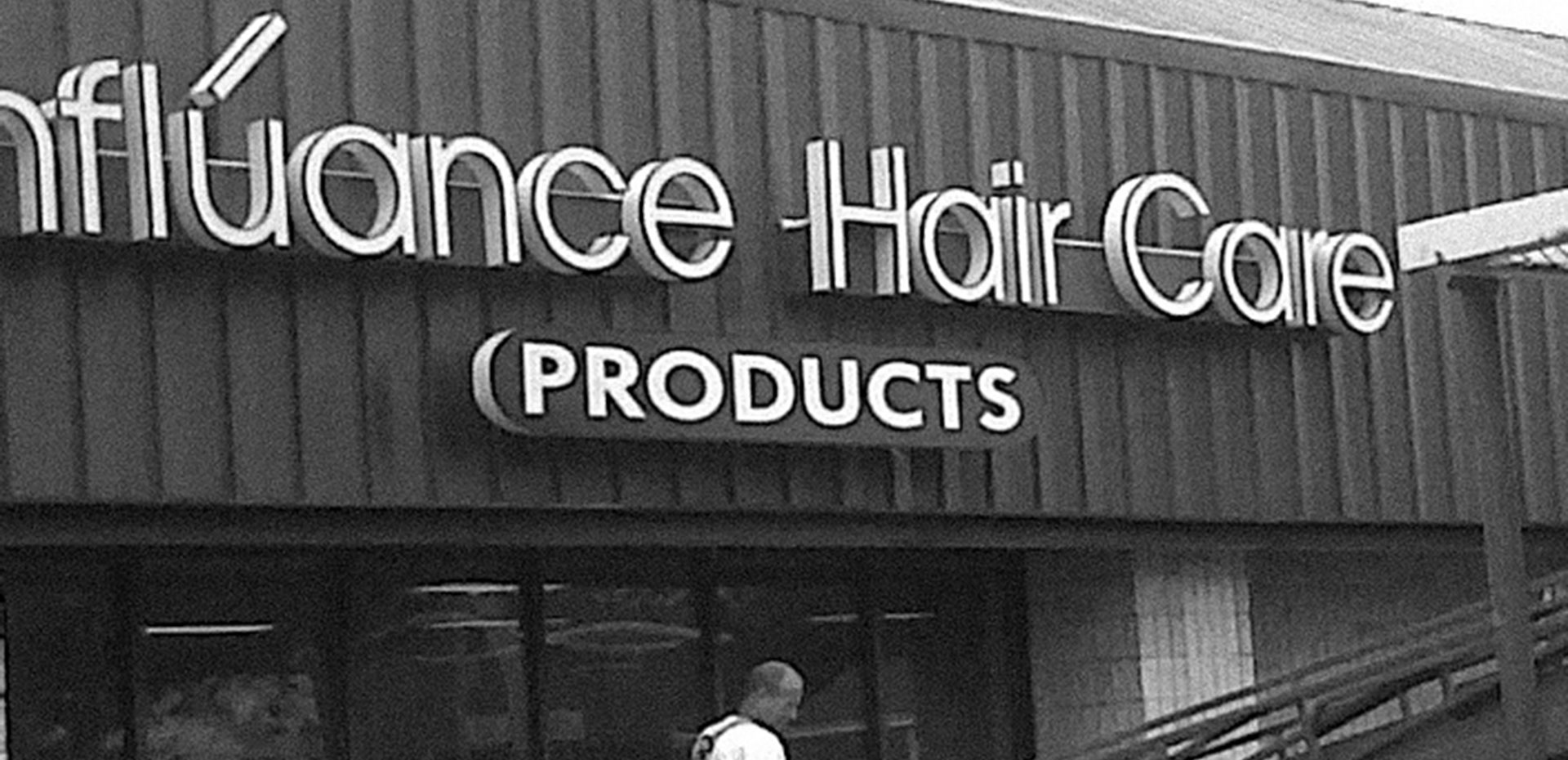 Influance Hair Care Building Sign